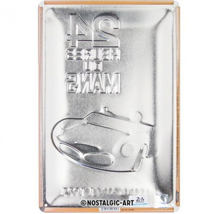 Blechschild Le Mans Auto 3